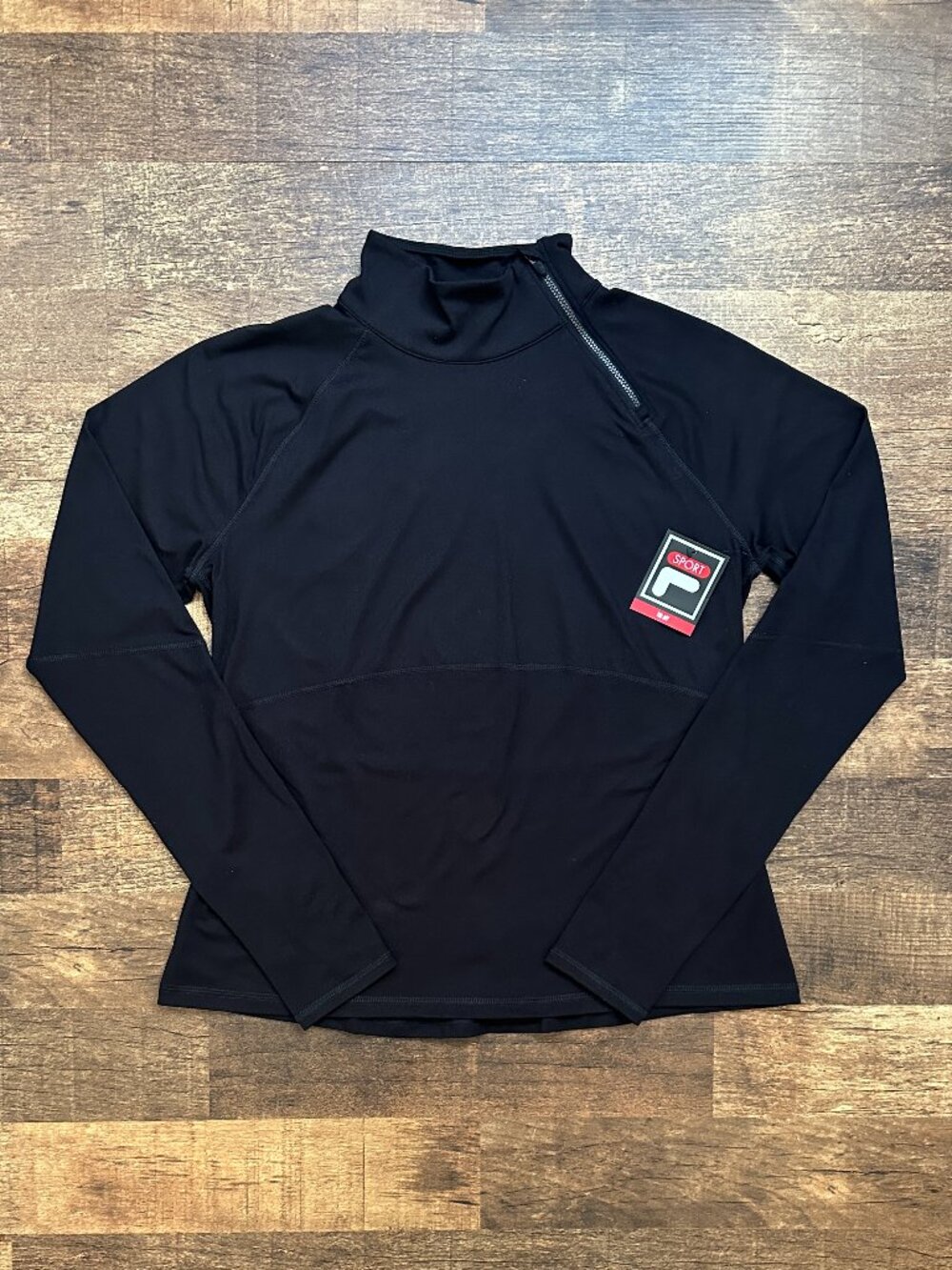 ⭐FILA SPORT TRU-DRY SHIRT in Black, size L – NWT⭐